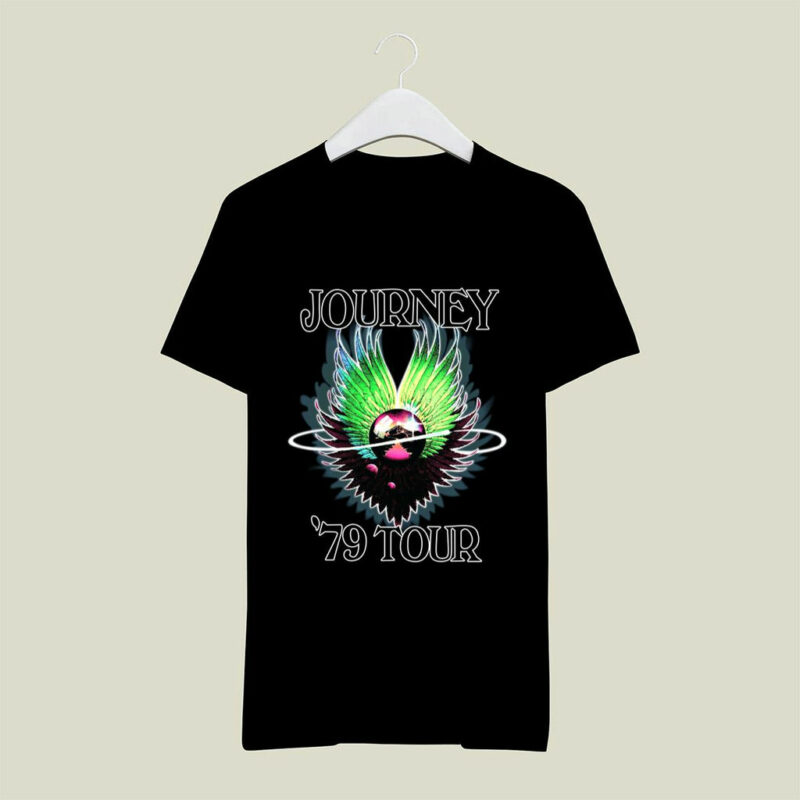 Journey Steve Perry 79 Usa Tour Vintage 1979 Front 4 T Shirt
