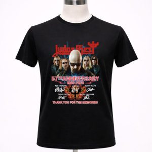 Judas Priest 57th Anniversary 1969 2026 Thank You For The Memories 1 T Shirt.jpg