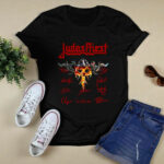 Judas Priest Band Logo Signatures Two Sides 2 T Shirt