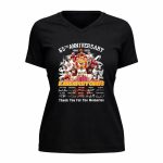 Kansas City Chiefs 65th Anniversary 2025 Signature Thank You For The Memories 5 Womens V Neck.jpg