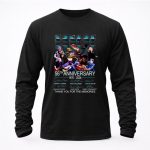 Kansas Rock Band 56th Anniversary 1970 2026 Thank You For The Memories Signature 4 Long Sleeves.jpg