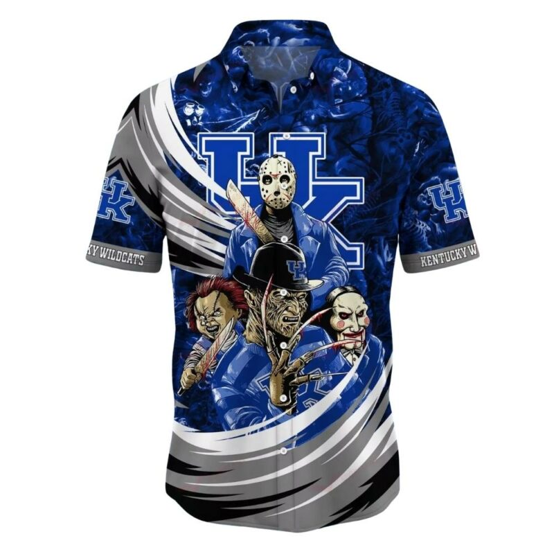 Kentucky floral tropical and friends horror halloween hawaiian shirt 1