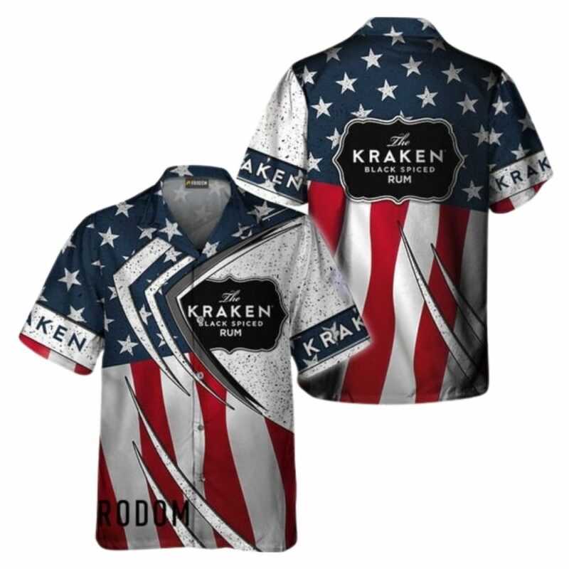Kraken rum fourth of july esports hawaiian shirt 1