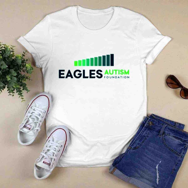 Kylie Kelce Wearing Eagles Autism Foundation 0 T Shirt