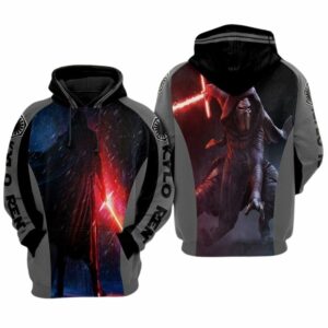 Kylo Ren Light Saber Star Wars All Over Print Hoodie