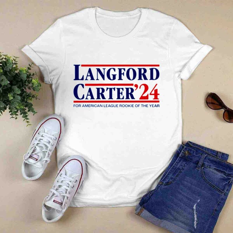 Langford Carter 24 For American League Rookie Of The Year 0 T Shirt