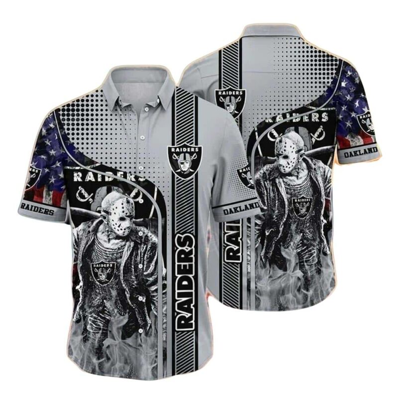 Las vegas jason voorhees flag american hawaiian shirt 1