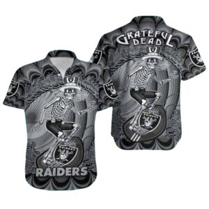 Las Vegas Skeleton Grateful Dead Halloween Hawaiian Shirt