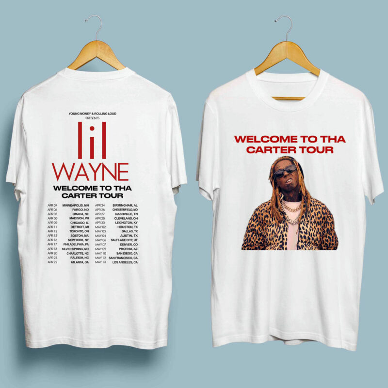 Lil Wayne 2023 Tour 1 Front 5 T Shirt