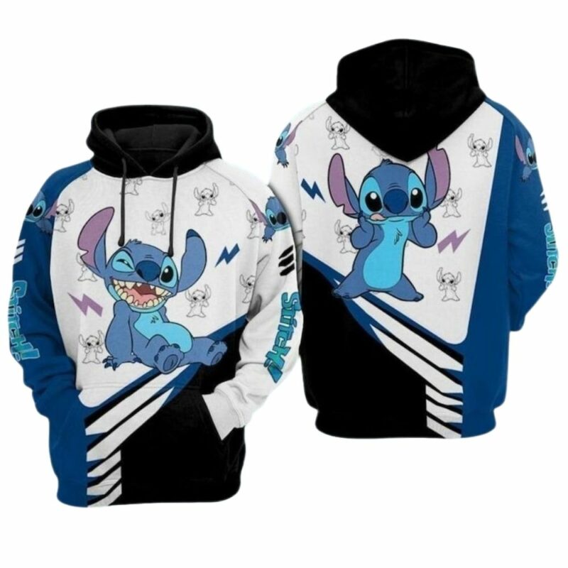 Lilo and stitch disney 3d hoodie 1