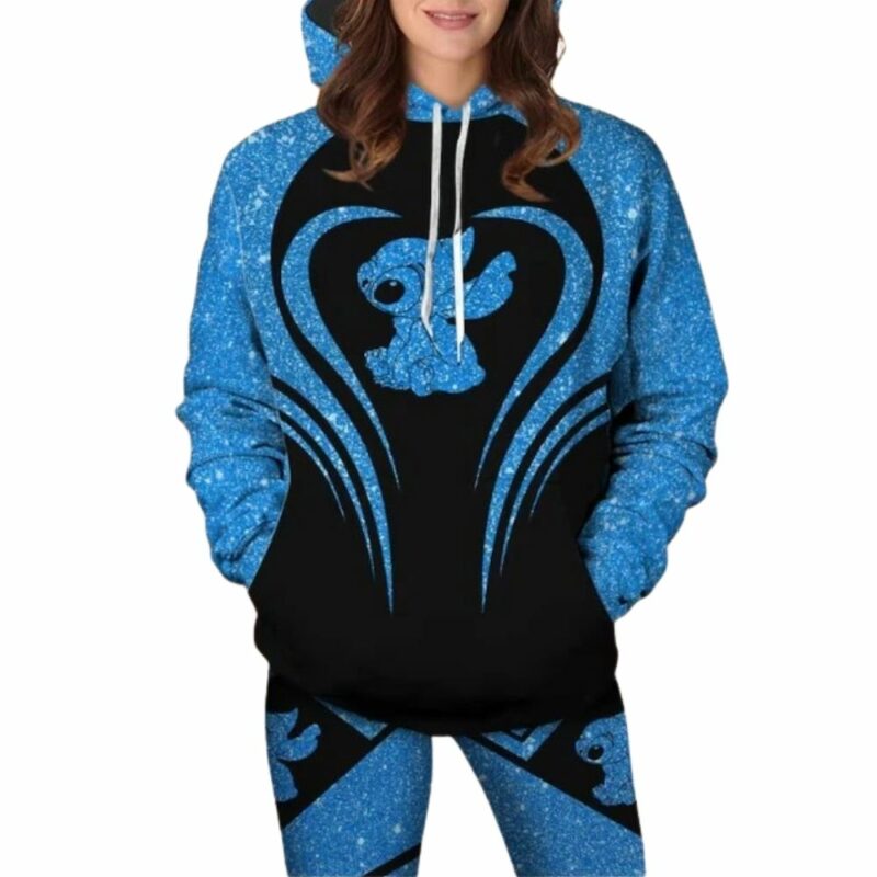 Lilo and stitch my heart 3d hoodie 1