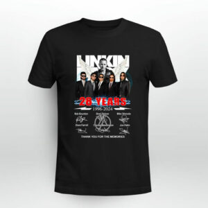 Linkin Park 28 Years 1996 2024 4 T Shirt