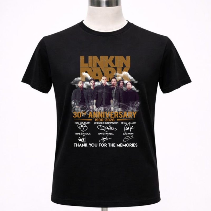 Linkin Park 30th Anniversary Thank You For The Memories Rock Band Music Fans 1 T Shirt 4