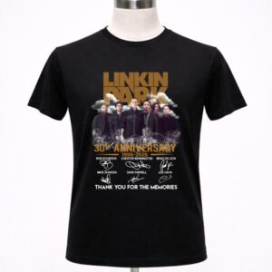 Linkin Park 30th Anniversary Thank You For The Memories Rock Band Music Fans Shirt