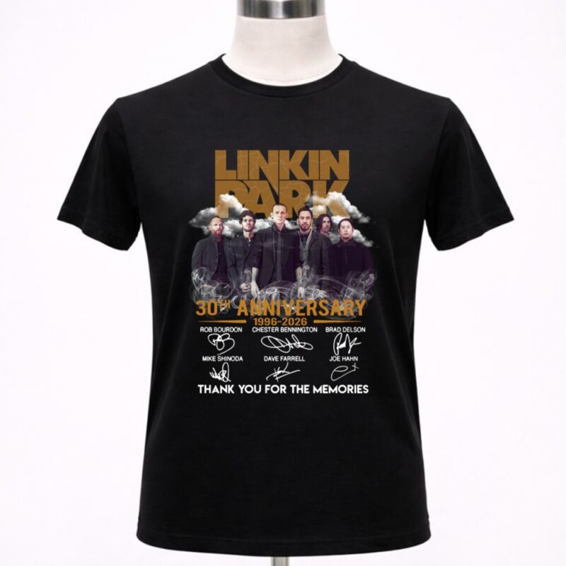Linkin Park 30th Anniversary Thank You For The Memories Rock Band Music Fans 1 T Shirt 5