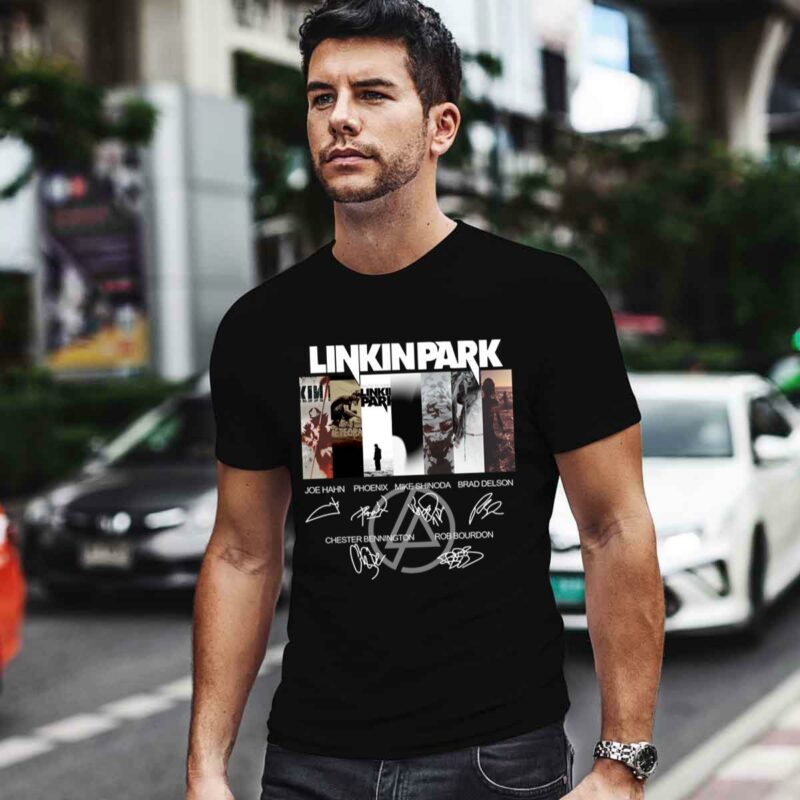 Linkin Park Logo Rock Band Signature 4 T Shirt