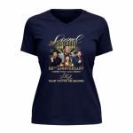 Lionel Richie 58th anniversary 1968 2026 thank you for the memories signature 9 Womens V Neck.jpg