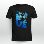 Love Coconut Tree Mermaid Flip Flops In Blue 2 T Shirt