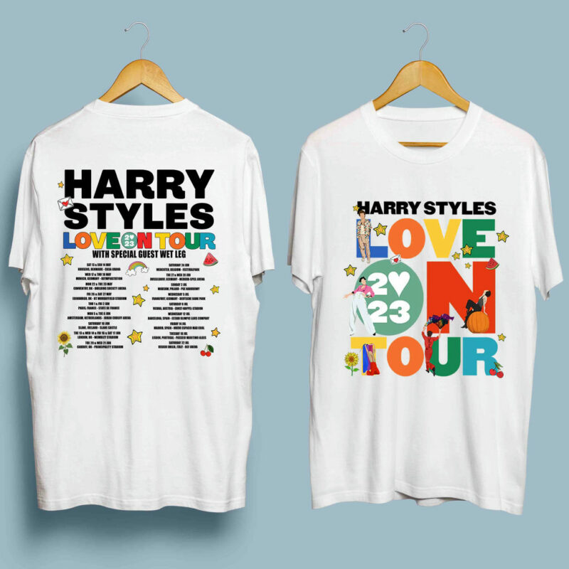 Love On Harry Tour 2023 Front 5 T Shirt