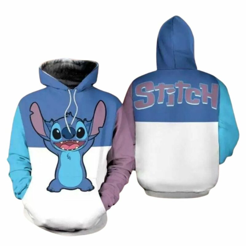 Lovely stitch ohana means family lilo stitch fan 3d hoodie 1