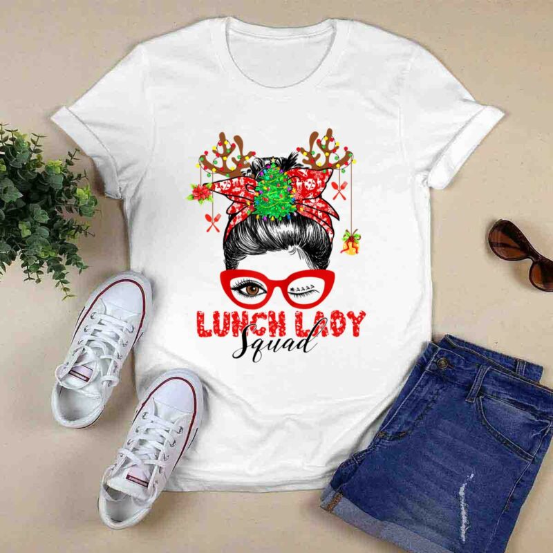 Lunch Lady Squad Raindeer Christmas Tree For Christmas 0 T Shirt