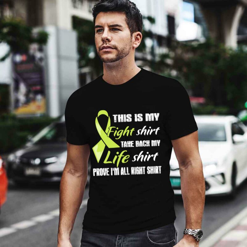 Lymphoma Cancer Yellow Ribbon My Fight My Life 0 T Shirt