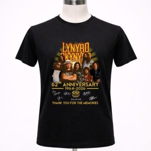 Lynyrd Skynyrd 62nd Anniversary 1964-2026 Thank You For The Memories Shirt