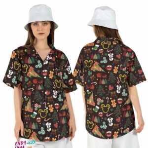 Magic Kingdom Christmas Snack Party Hawaiian Shirt