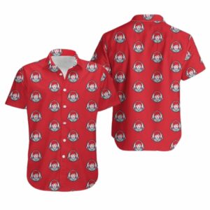 Many Logo Wendy's Hawaiian Shirt