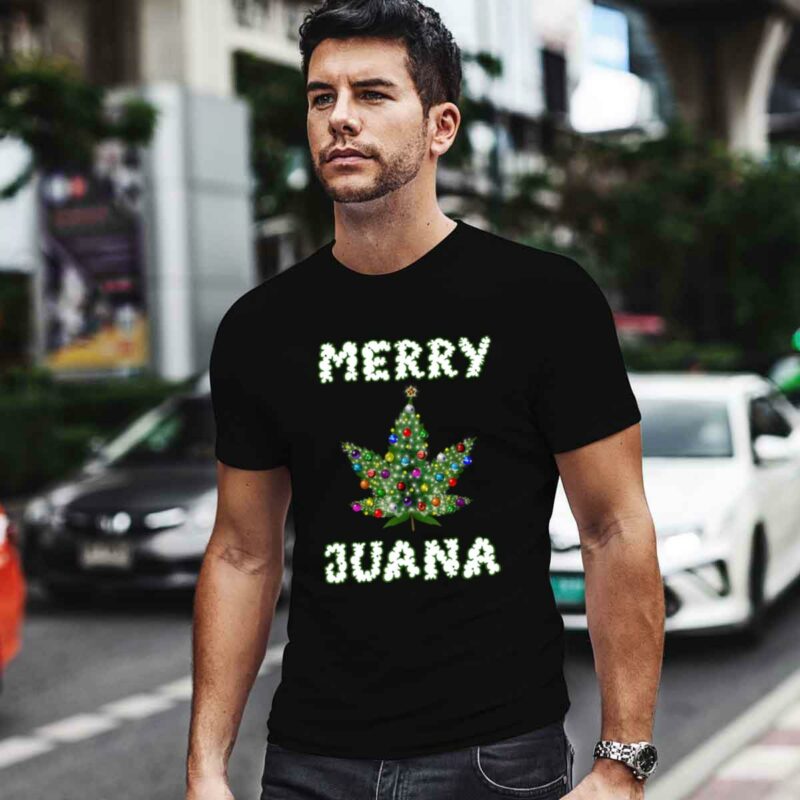 Marijuana Christmas Tree Pot Weed Leaf Thc Gift 0 T Shirt