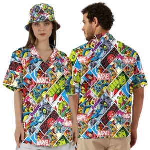 Marval Avengers Spiderman Hawaiian Shirt