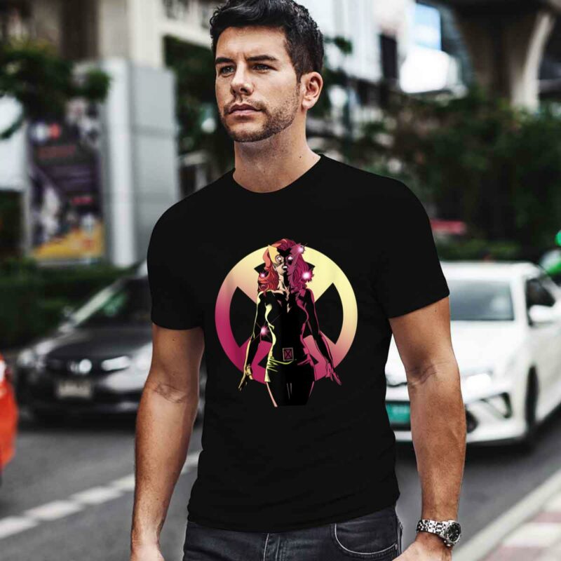 Marvel Phoenix Gradient X Men Logo Portrait 0 T Shirt