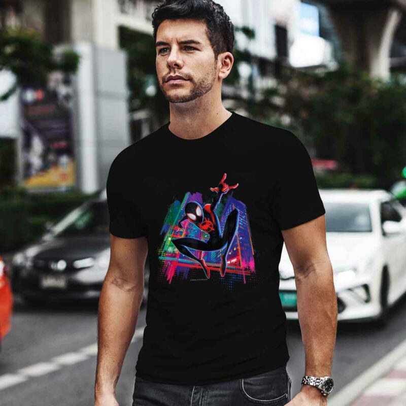 Marvel Spider Man Miles Morales Graffiti City 0 T Shirt
