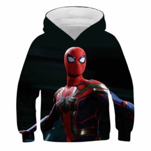 Marvel Spider Man Black All Over Print Hoodie