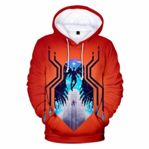 Marvel Spiderman And Doctor Strange Funny All Over Print Hoodie