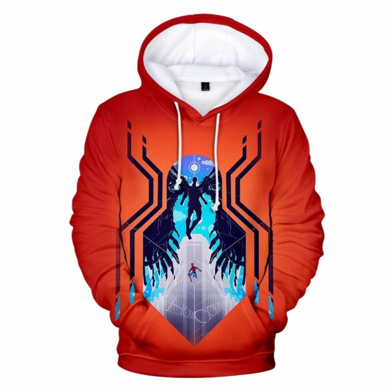 Marvel spiderman and doctor strange funny 3d hoodie 1