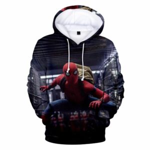 Marvel Spiderman Funny All Over Print Hoodie