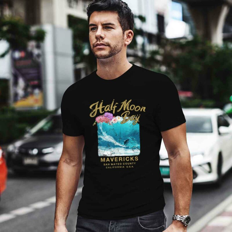 Mavericks California Big Wave Surfing Vintage 0 T Shirt