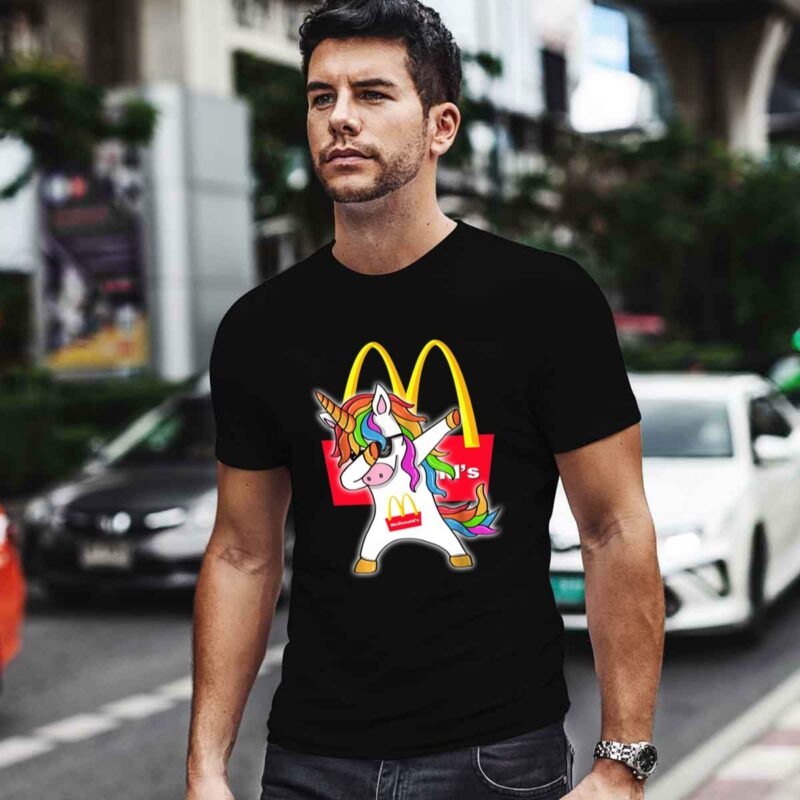 Mcdonalds Unicorn Dabbing 4 T Shirt