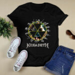 Megadeth Band Logo Signatures Member 1 T Shirt