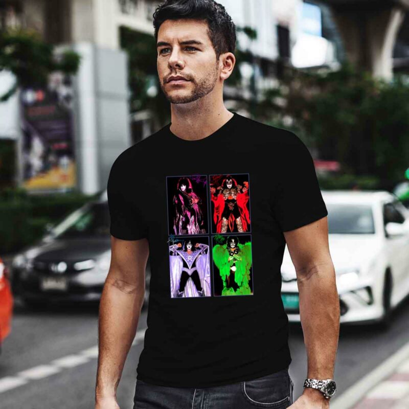 Members Of Kiss Band 4 T Shirt
