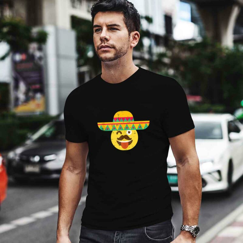 Mexican Emoji Funny Cinco De Mayo Emoticon 0 T Shirt