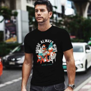 Miami Mascots Playing Dominos Shirt