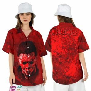 Michael Myers Slasher Horror Movie Halloween Character Hawaiian Shirt