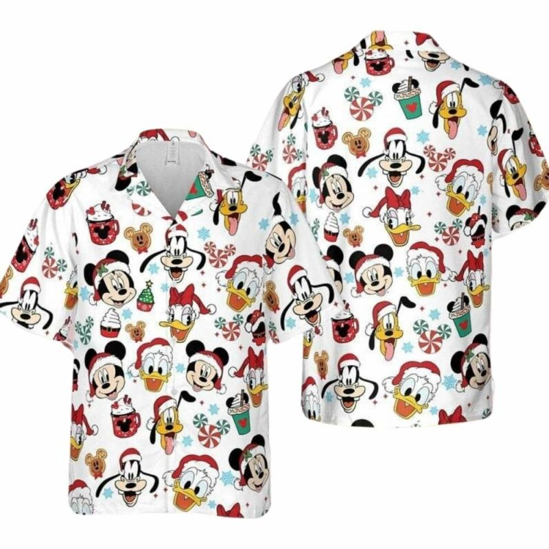 Mickey friends disney christmas hawaiian shirt 1