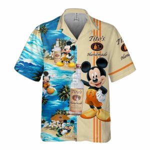 Mickey Mouse With Tito's Hawaiian Shirt