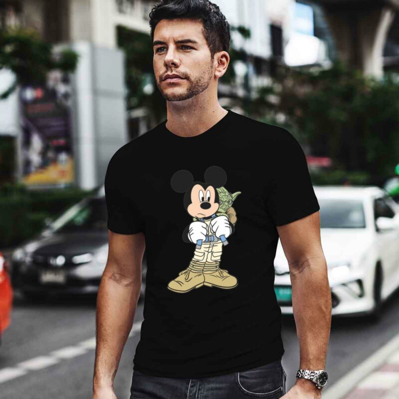 Mickey Mouse With Yoda 0 T Shirt