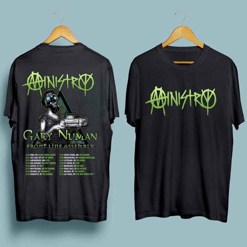 Ministry Band Touring In Spring 2023 Tour Front 4 T Shirt