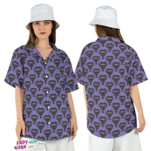 Minnie Haunted Mansion Vampire Halloween Foolish Mortals Hawaiian Shirt