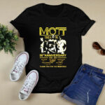 Mott The Hoople 56Th Anniversary 1968 2024 Thank You For The Memories 4 T Shirt